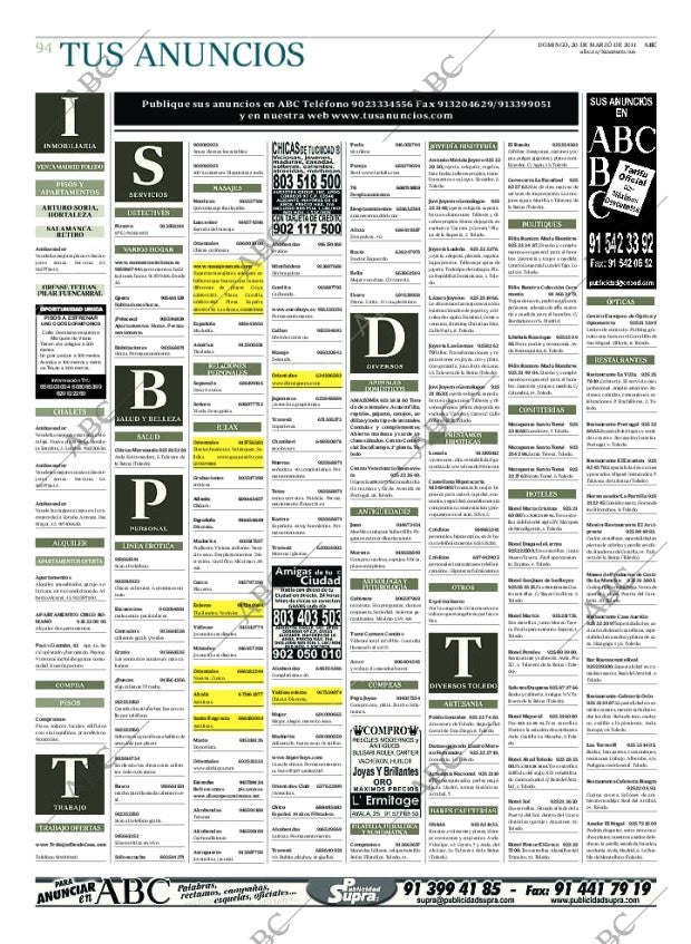 ABC MADRID 20-03-2011 página 94