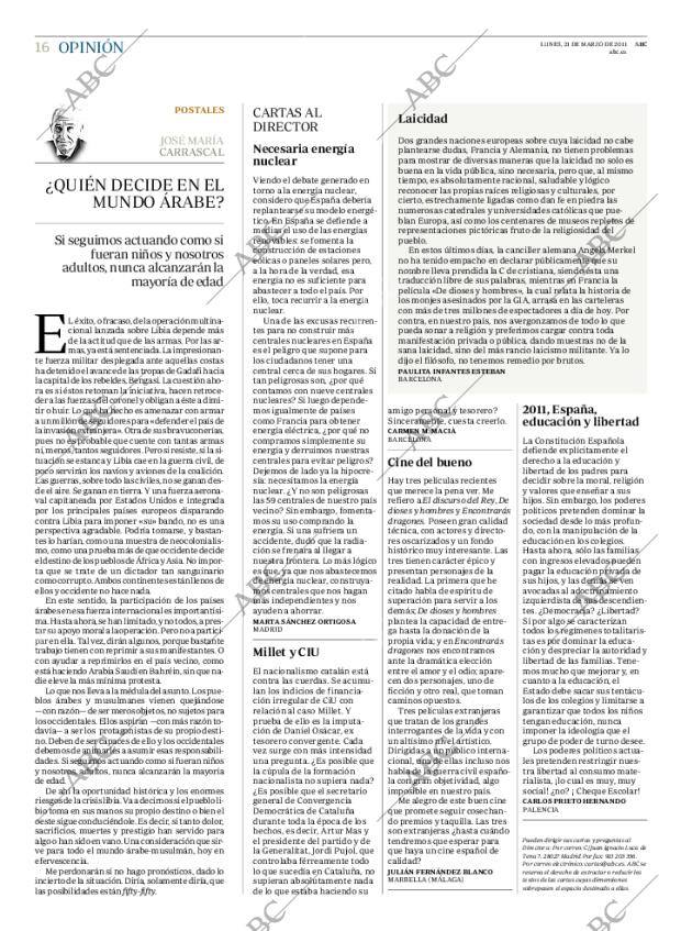 ABC MADRID 21-03-2011 página 16