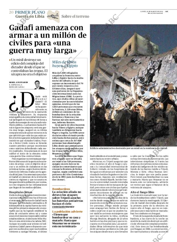 ABC MADRID 21-03-2011 página 20