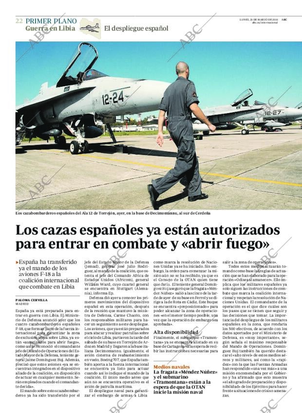 ABC MADRID 21-03-2011 página 22