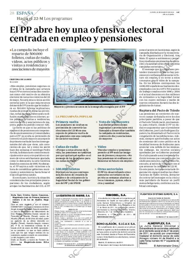 ABC MADRID 21-03-2011 página 28