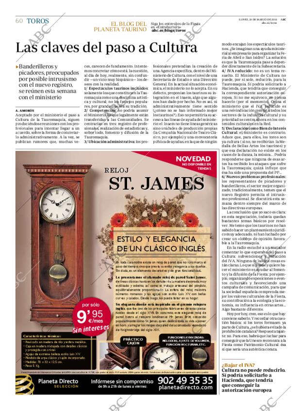ABC MADRID 21-03-2011 página 60