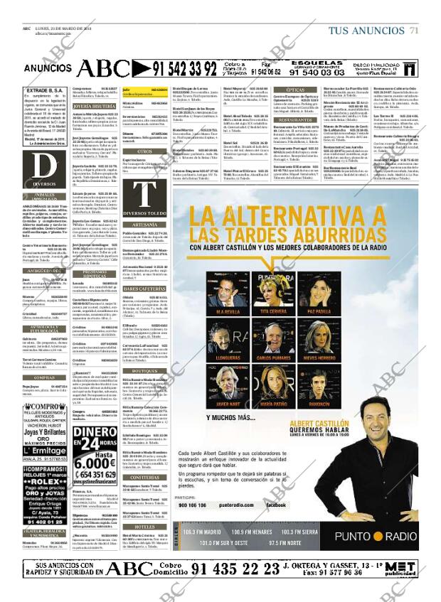 ABC MADRID 21-03-2011 página 71