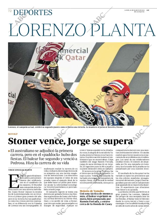 ABC MADRID 21-03-2011 página 72