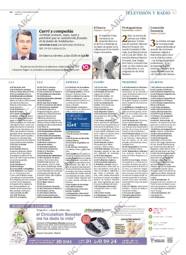 ABC MADRID 21-03-2011 página 87