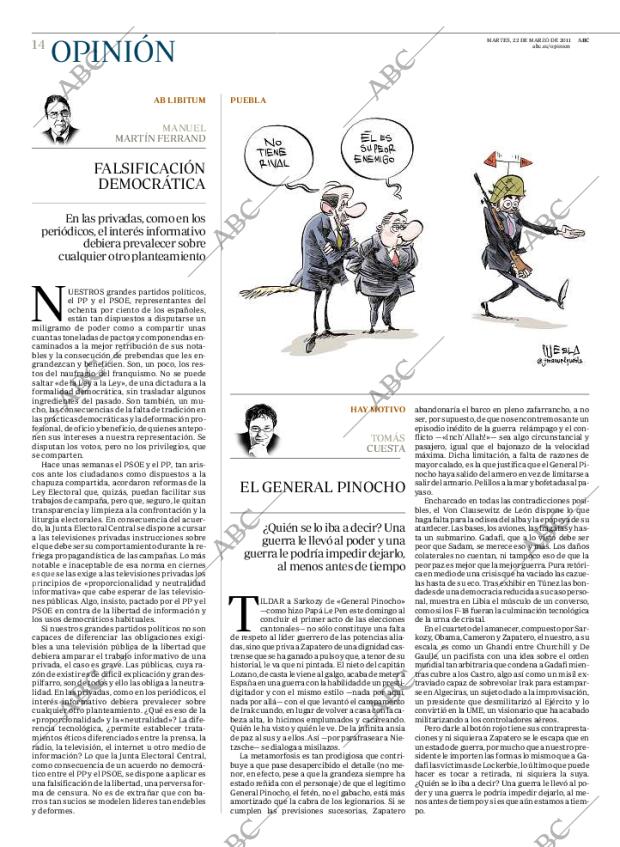 ABC MADRID 22-03-2011 página 14