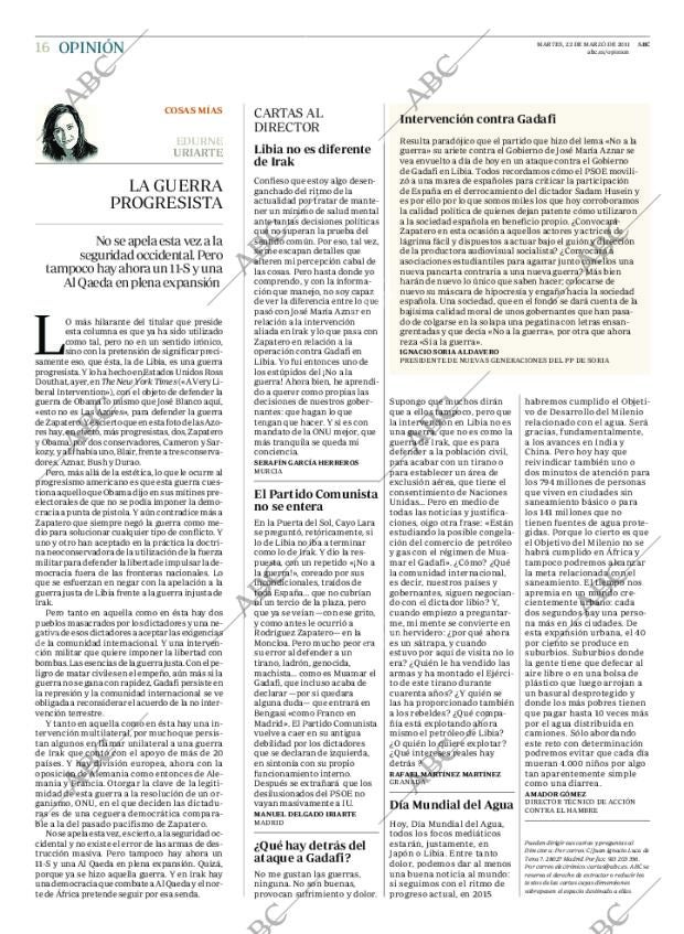 ABC MADRID 22-03-2011 página 16