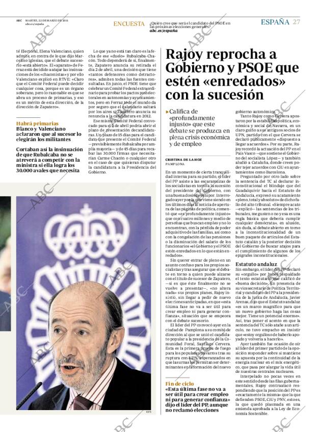ABC MADRID 22-03-2011 página 27