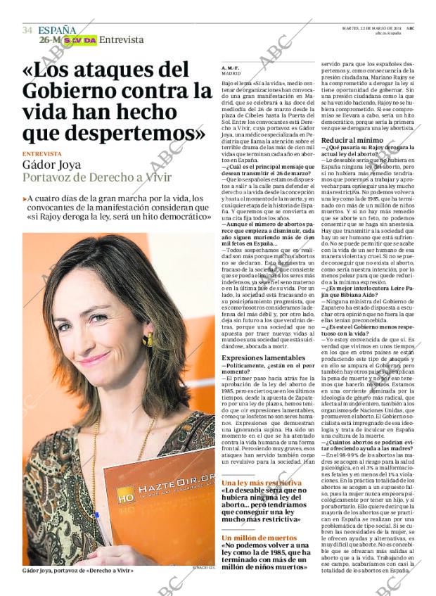 ABC MADRID 22-03-2011 página 34