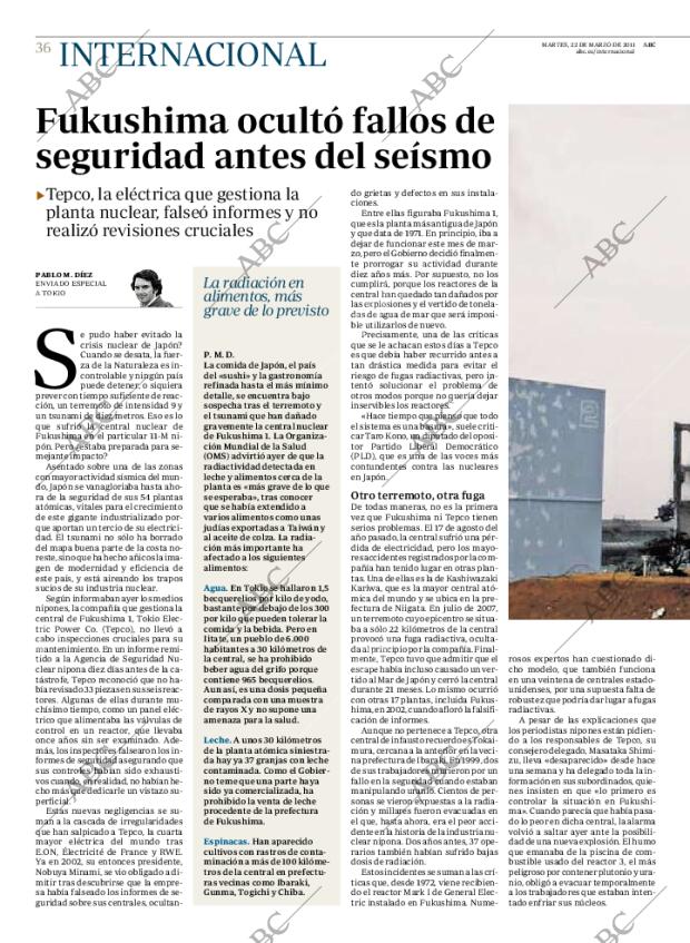 ABC MADRID 22-03-2011 página 36