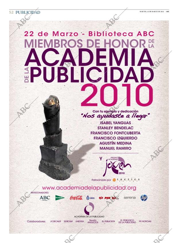 ABC MADRID 22-03-2011 página 52