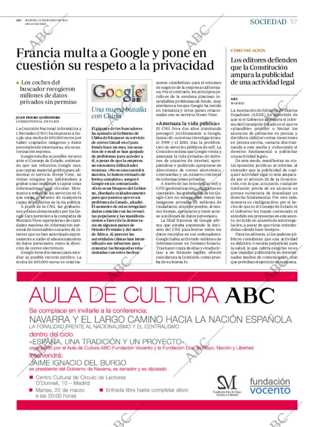 ABC MADRID 22-03-2011 página 57