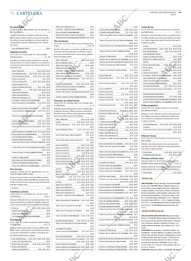 ABC MADRID 22-03-2011 página 70