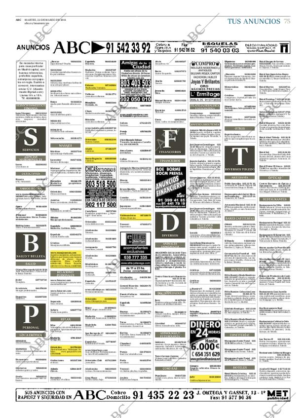 ABC MADRID 22-03-2011 página 75