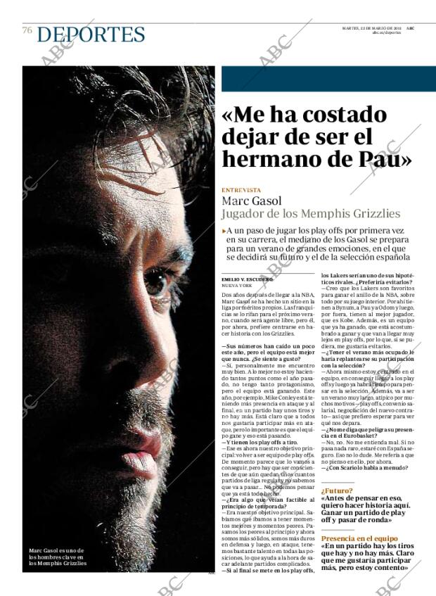 ABC MADRID 22-03-2011 página 76