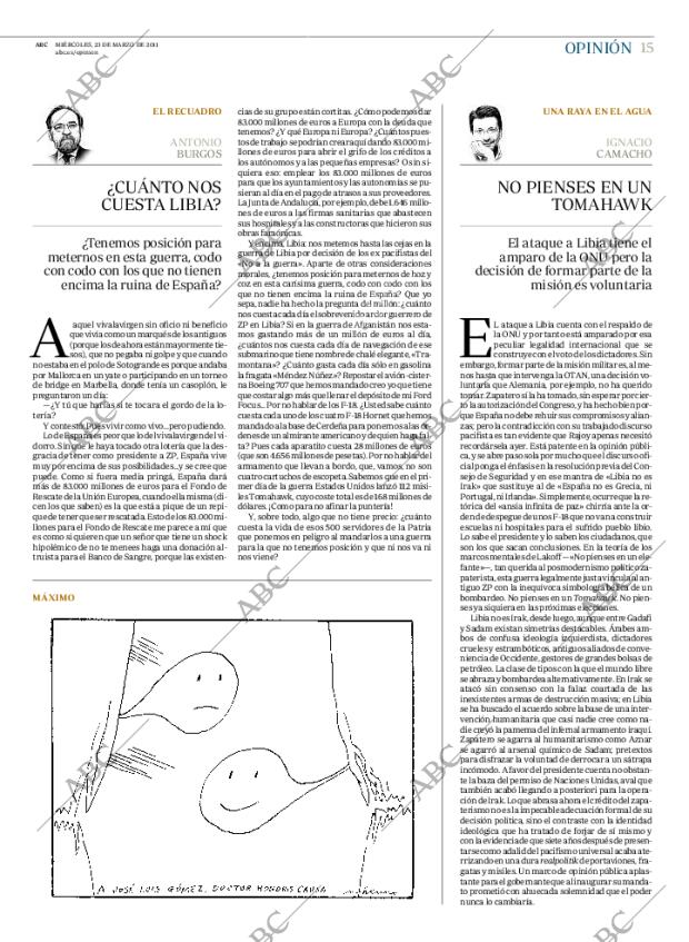 ABC MADRID 23-03-2011 página 15