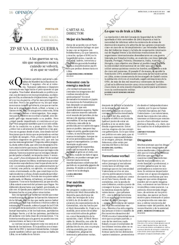ABC MADRID 23-03-2011 página 16