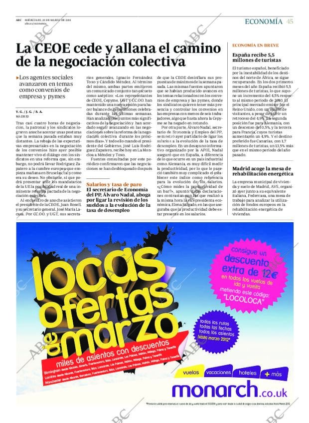 ABC MADRID 23-03-2011 página 45