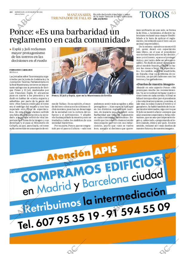 ABC MADRID 23-03-2011 página 63