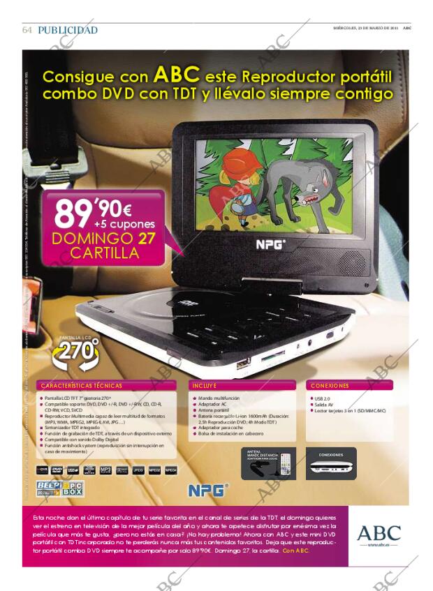 ABC MADRID 23-03-2011 página 64