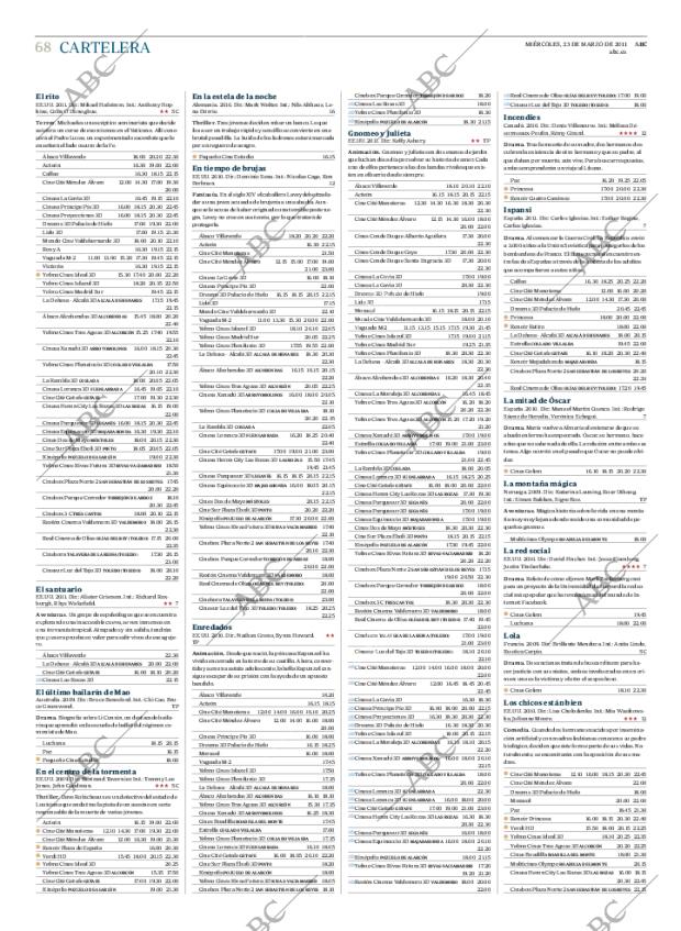 ABC MADRID 23-03-2011 página 68