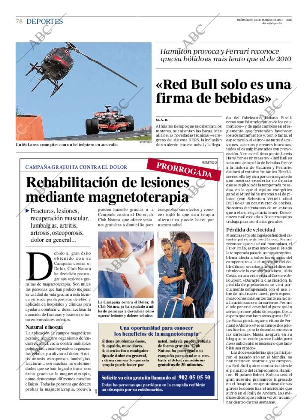ABC MADRID 23-03-2011 página 78