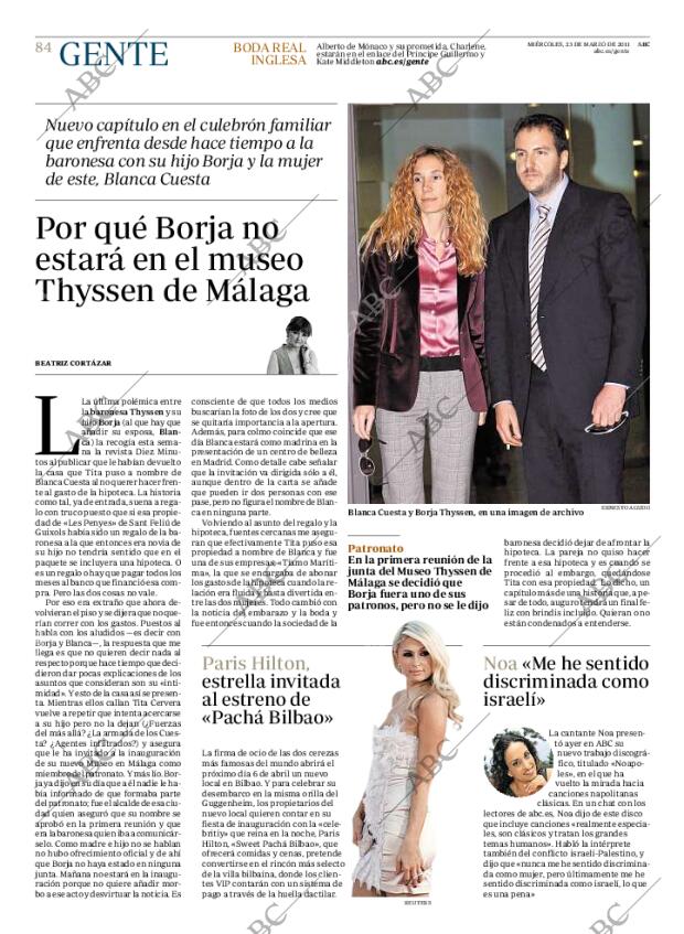 ABC MADRID 23-03-2011 página 84