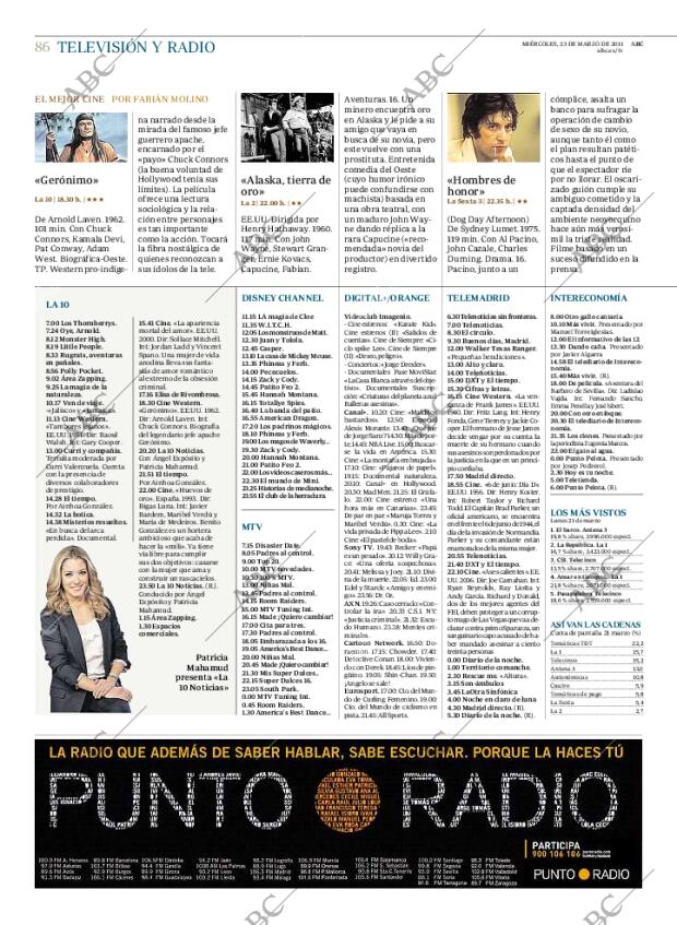 ABC MADRID 23-03-2011 página 86