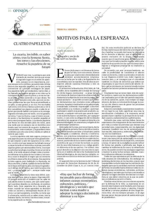 ABC SEVILLA 24-03-2011 página 16