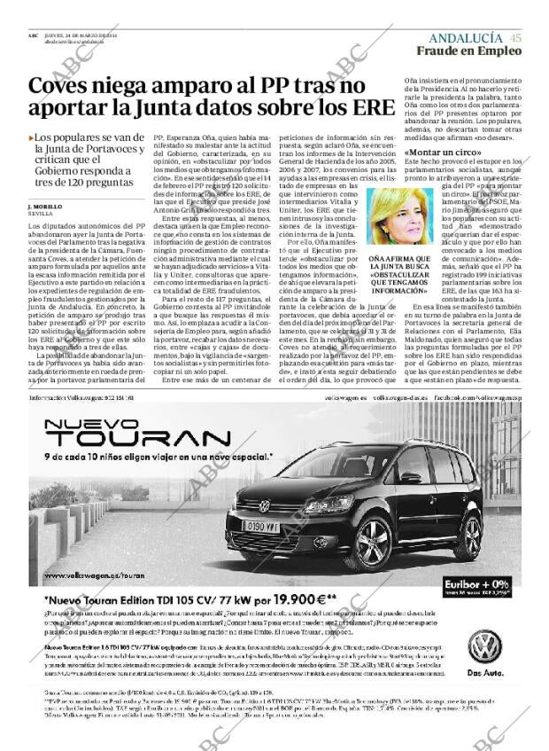 ABC SEVILLA 24-03-2011 página 45