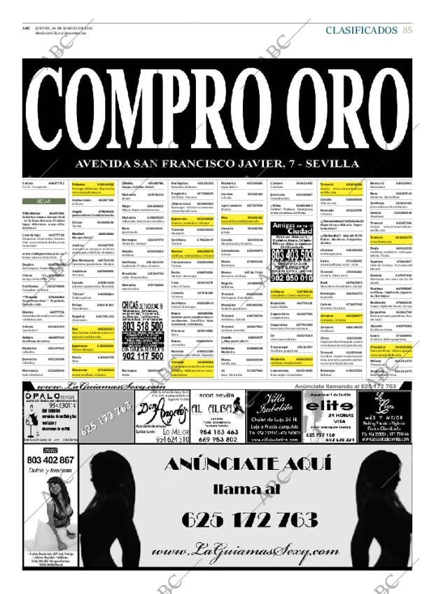 ABC SEVILLA 24-03-2011 página 85