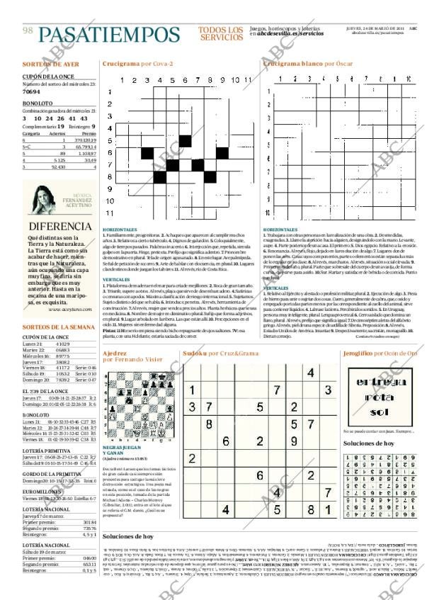 ABC SEVILLA 24-03-2011 página 98