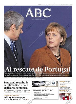 ABC MADRID 25-03-2011 página 1