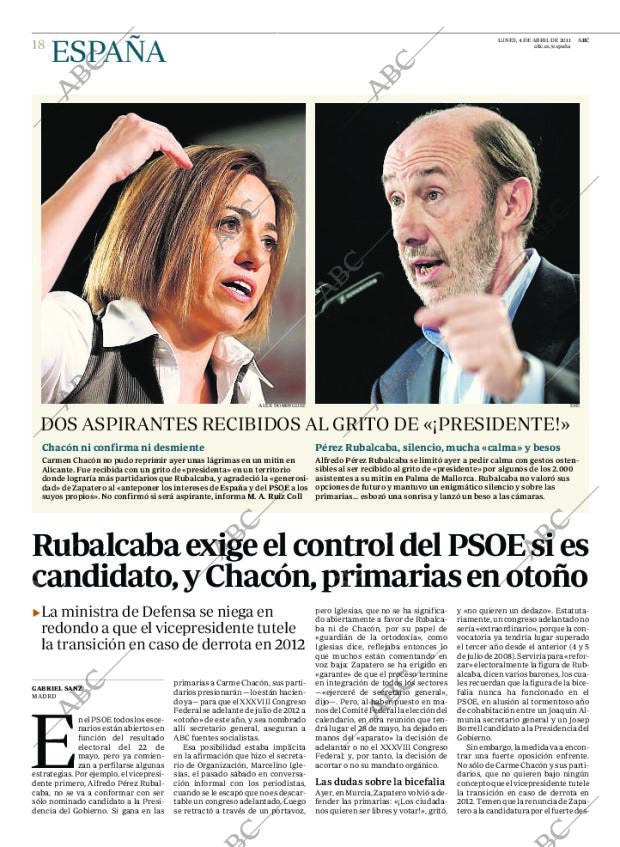 ABC MADRID 04-04-2011 página 18