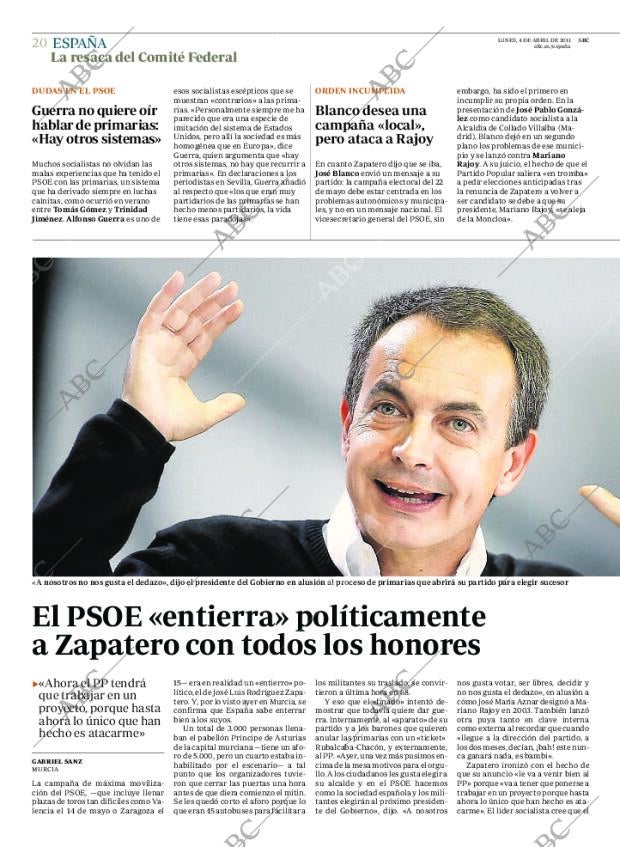 ABC MADRID 04-04-2011 página 20
