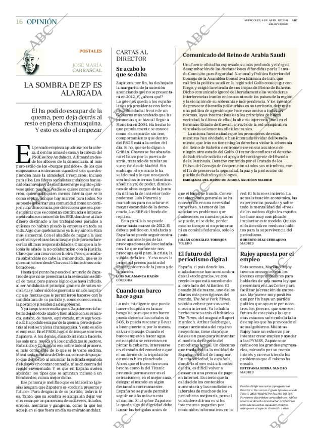 ABC MADRID 06-04-2011 página 16
