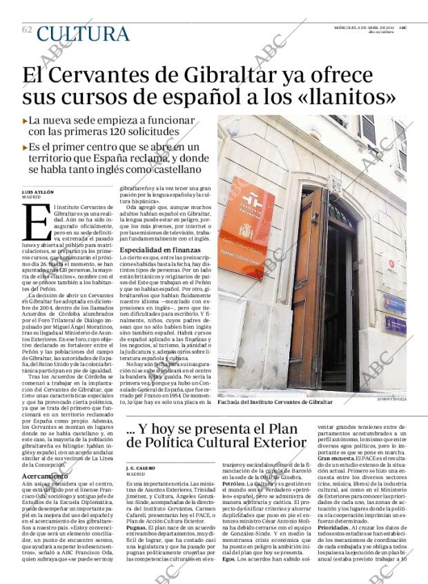ABC MADRID 06-04-2011 página 62