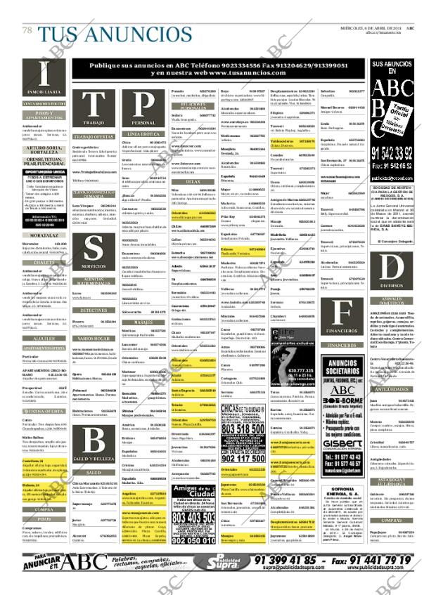 ABC MADRID 06-04-2011 página 78