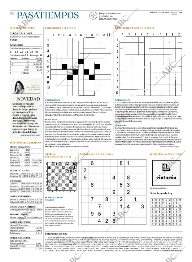 ABC MADRID 06-04-2011 página 88