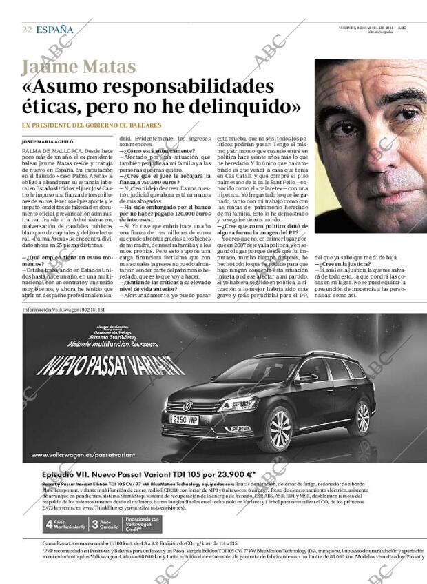 ABC MADRID 08-04-2011 página 22