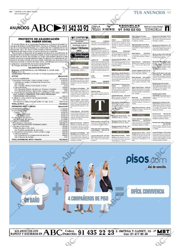 ABC MADRID 08-04-2011 página 91