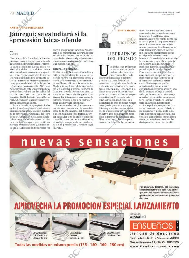 ABC MADRID 10-04-2011 página 70