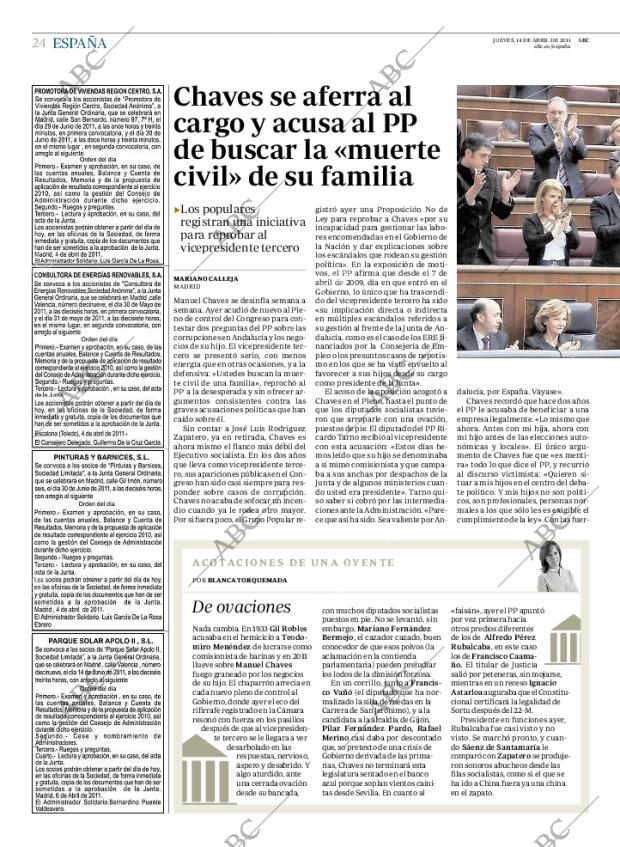 ABC MADRID 14-04-2011 página 24