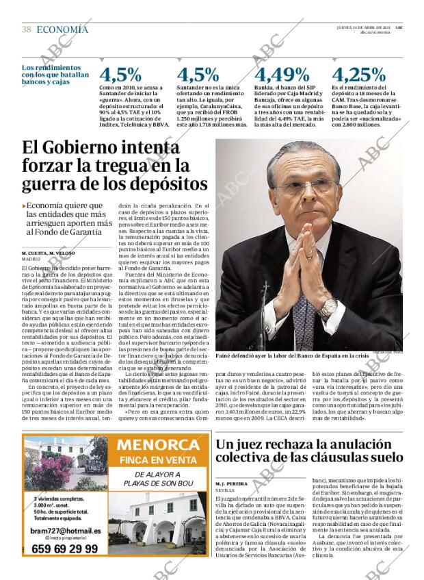 ABC MADRID 14-04-2011 página 38