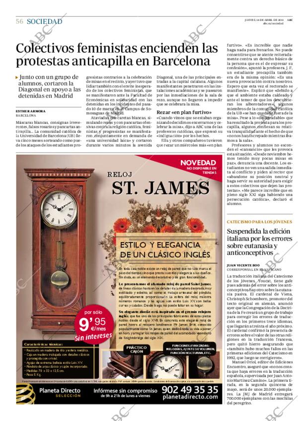 ABC MADRID 14-04-2011 página 56