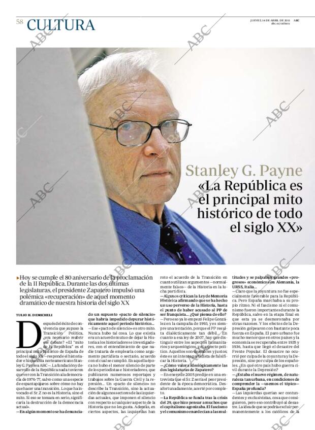 ABC MADRID 14-04-2011 página 58