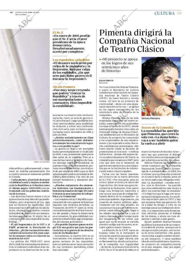 ABC MADRID 14-04-2011 página 59