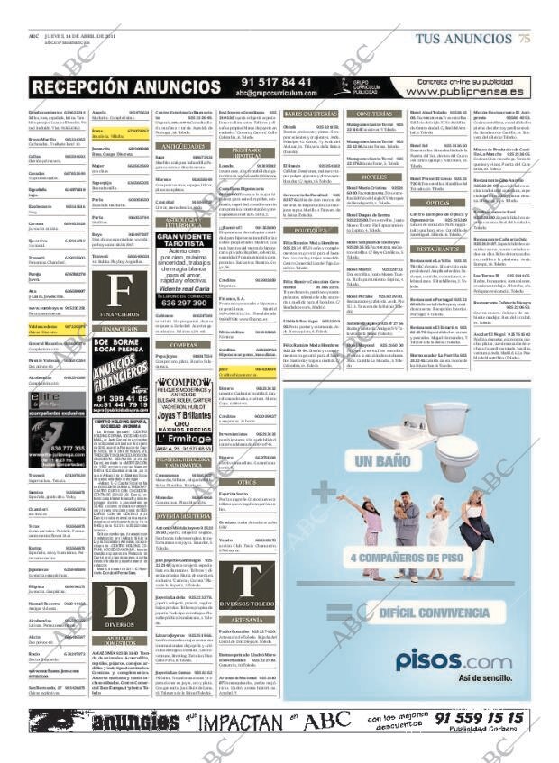 ABC MADRID 14-04-2011 página 75