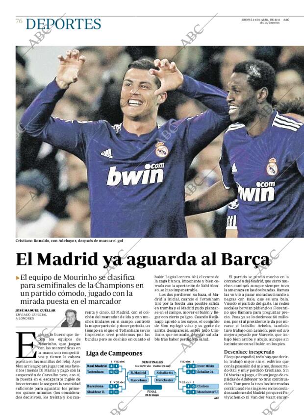 ABC MADRID 14-04-2011 página 76