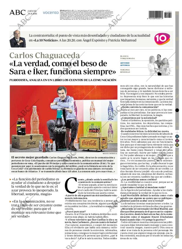 ABC MADRID 14-04-2011 página 88